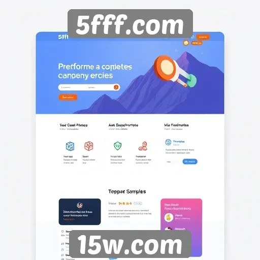 Interface do 5fff.com proporciona experiência intuitiva